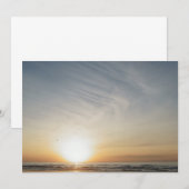 Invitation Célébration du lever de soleil sur la plage Ajoute (Devant / Derrière)