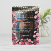 Invitation Célébration du Mariage de canon à whisky extérieur (Debout devant)