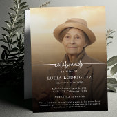 Invitation Célébration du mémorial funéraire espagnol moderne