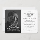 Invitation Célébration du mémorial funéraire moderne de la vi (Devant)