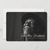 Invitation Célébration du mémorial funéraire moderne de la vi (Dos)