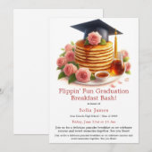 Invitation Célébration du petit-déjeuner de pancakes de remis (Devant / Derrière)