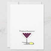 Invitation Célébration du séder de Pessah (Dos)