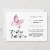 Invitation Célébration du service commémoratif des papillons  (Devant)