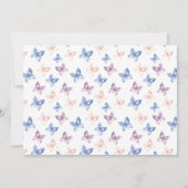 Invitation Célébration du service commémoratif des papillons  (Dos)