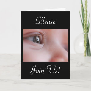 Invitation Célébration D'Une Baptême Bébée