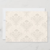 Invitation Célébration élégante du 25e anniversaire (Dos)