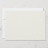 Invitation Célébration élégante du 25e anniversaire (Dos)