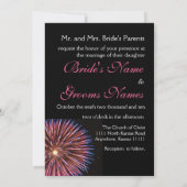 Invitation Célébration épousant le rose (Dos)