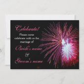 Invitation Célébration épousant le rose 2 (Devant)