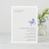 Invitation Célébration funéraire de la vie (Debout devant)