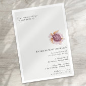 Invitation Célébration funéraire de la vie