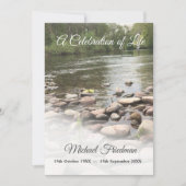 Invitation Célébration funéraire de la vie juive (Devant)