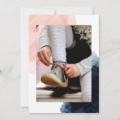 Invitation Célébration géométrique de la Marine et du Blush d (Dos)