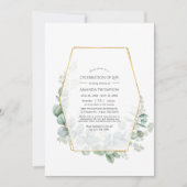 Invitation Célébration géométrique de l'Eucalyptus de la vie  (Devant)