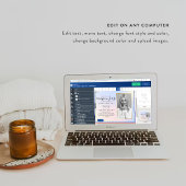 Invitation Célébration holographique minimale de la vie Invit