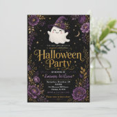 Invitation Célébration magique d'Halloween (Debout devant)