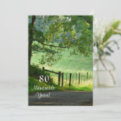 Invitation Célébration-Mâle mémorable de 80 (Debout devant)