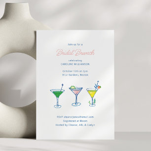 Invitation Célébration Mimosa Cocktail Brunch de Mariage