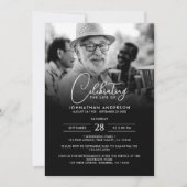 Invitation Célébration moderne de la vie Funérailles Mémorial (Devant)