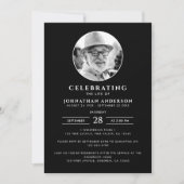 Invitation Célébration moderne de la vie funéraire Photo (Devant)