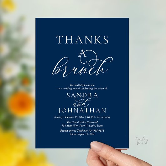 Invitation Célébration moderne de weekend de mariage avec un