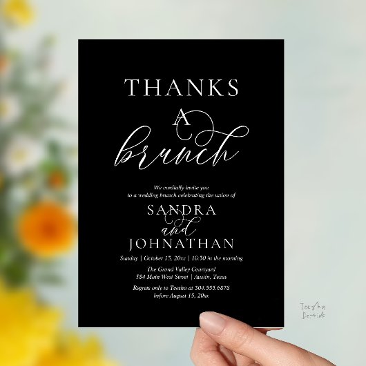 Invitation Célébration moderne de weekend de mariage pour un