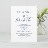Invitation Célébration moderne de weekend de mariage pour un (Debout devant)