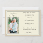 Invitation Célébration moderne du 25e anniversaire (Devant)