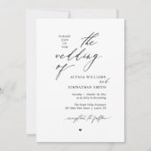 Invitation Célébration moderne du Mariage Boho (Devant)