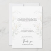 Invitation Celebration of Life Calla Lily Funeral Memorial (Dos)