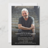 Invitation Celebration of Life Funeral Memorial (Devant)