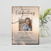 Invitation Celebration of Life Photo, Dream Catcher, Funeral (Debout devant)