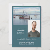 Invitation Celebration of Life Service Commercial Fisherman (Dos)