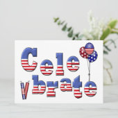 Invitation Célébration patriotique (Debout devant)