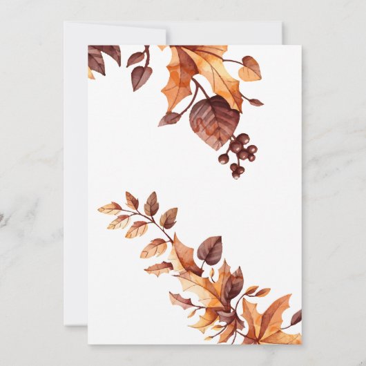 Invitation Célébration Pour Les Enfants Mets Citrouille (Dos)