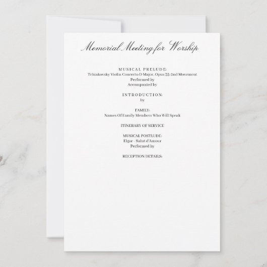 Invitation Celebration Program (Dos)