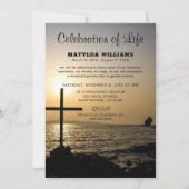 Invitation Célébration religieuse de la vie | Mémorial du cou (Devant)