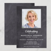 Invitation Célébration Rustique De La Vie Memorial Photo Funé (Devant / Derrière)