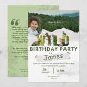 Invitation célébration spéciale d'anniversaire d'adoption sau (Devant / Derrière)