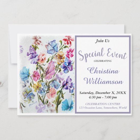 Invitation Célébration spéciale de brunch (Devant)