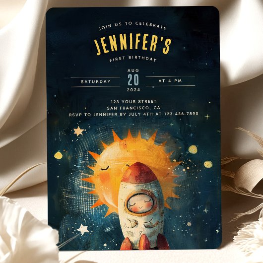 Invitation Célébration Stellar : Anniversaire de la première