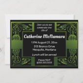 Invitation Célébration traditionnelle des Celtes irlandaises  (Dos)