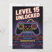 Invitation Célébration ultime d'ado gamer (Devant)