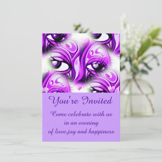 Invitation Célébration, vous êtes invité_ (Debout devant)