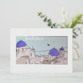 Invitation Célébrations des Mariages des îles grecques (Debout devant)