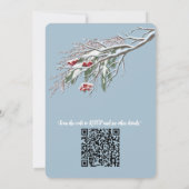 Invitation Célébrations d'hiver dans la neige, avec Kittens (Dos)