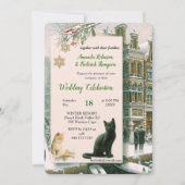 Invitation Célébrations d'hiver dans la neige, avec Kittens (Devant)