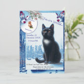 Invitation Célébrations d'hiver dans la neige, avec Kittens (Debout devant)