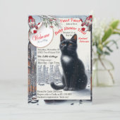 Invitation Célébrations d'hiver dans la neige, avec Kittens (Debout devant)